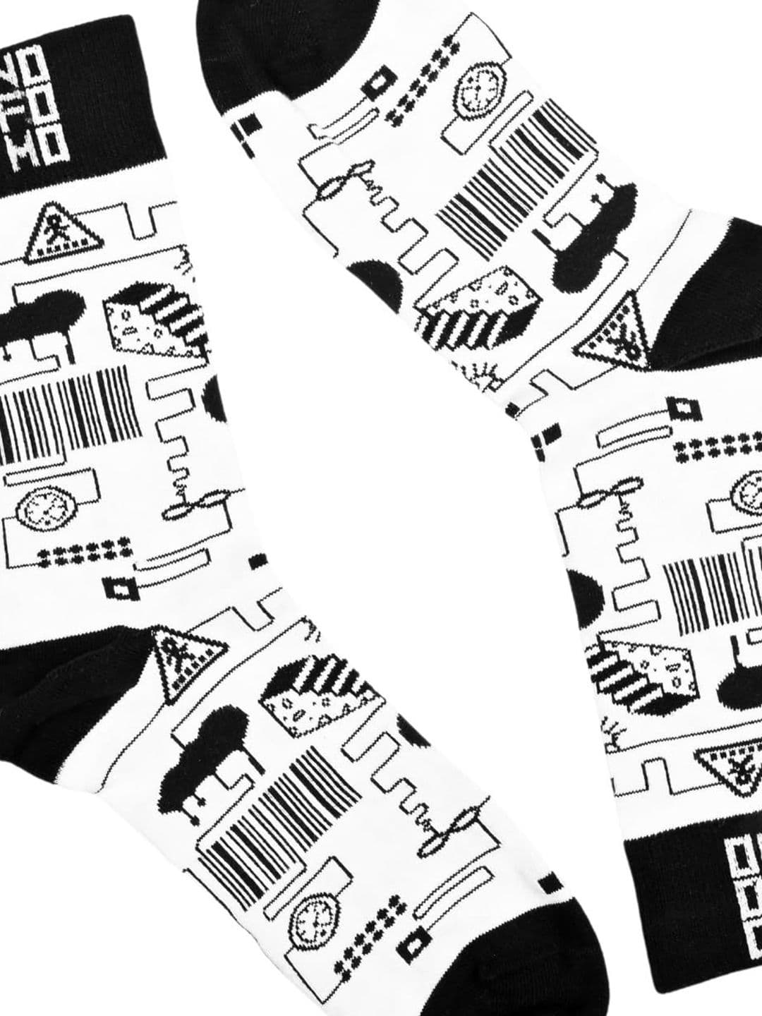 NoFoMo Infinity Unisex Printed Crew-Length Odour-Free Socks thumbnail 4