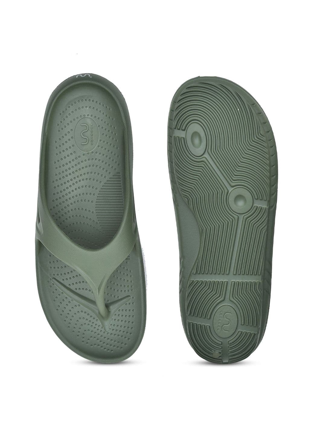 Doubleu Men Solid Thong Flip-Flops thumbnail 5