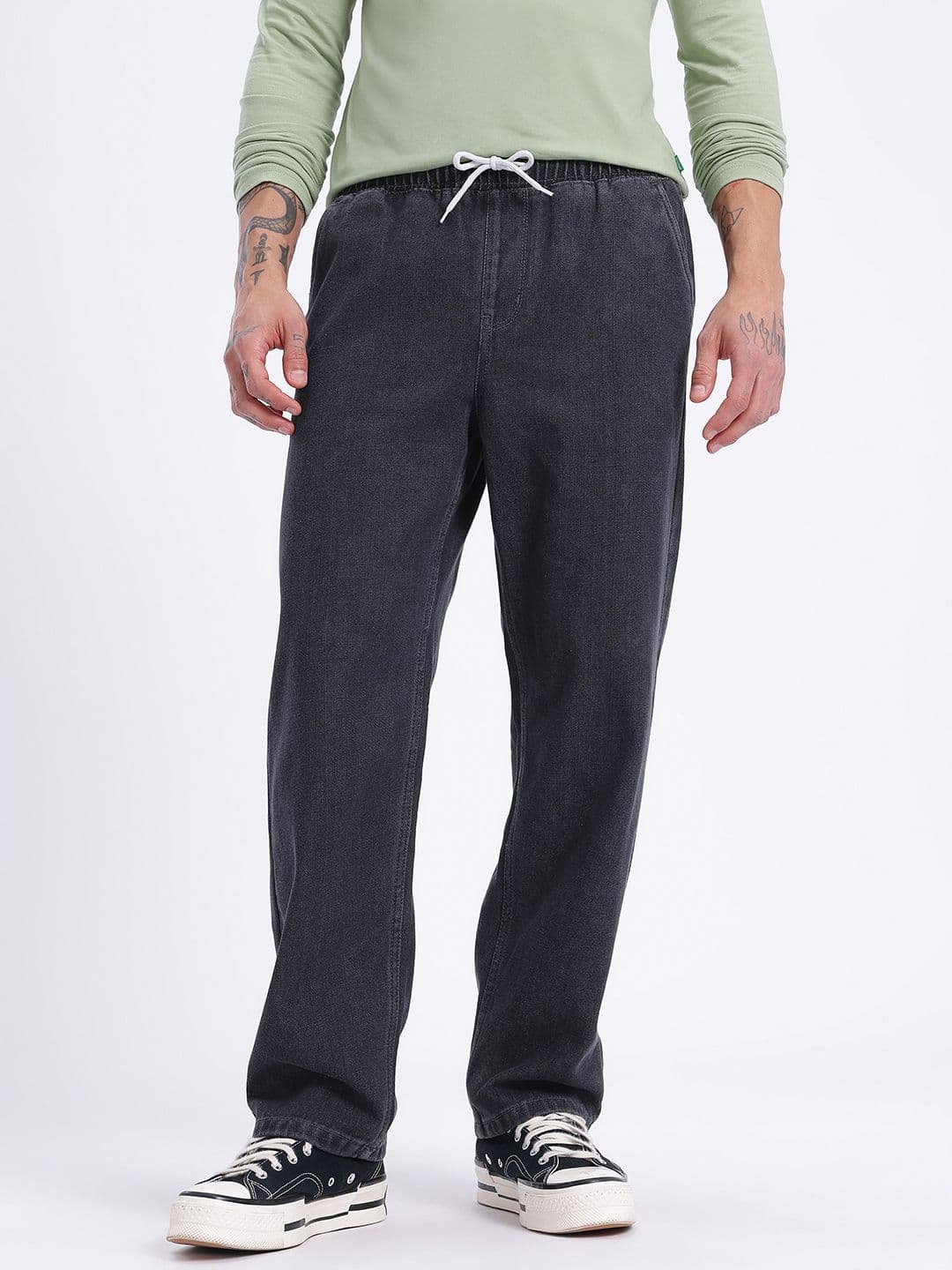 glitchez Men Mid-Rise Straight Fit Jeans thumbnail 2