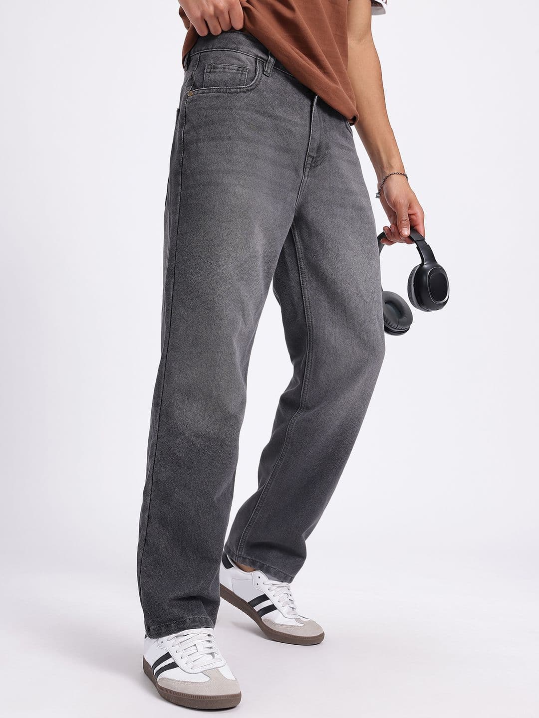 glitchez Men Straight Fit Light Fade Jeans - view 1