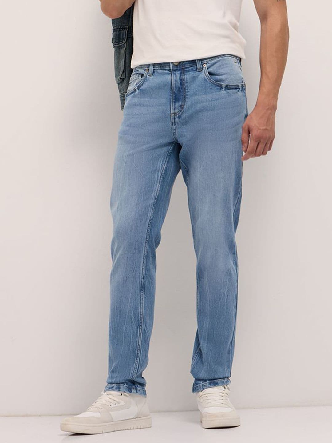THE BEAR HOUSE Men Cotton Washed Slim Fit Jean Stretchable Jeans thumbnail 2