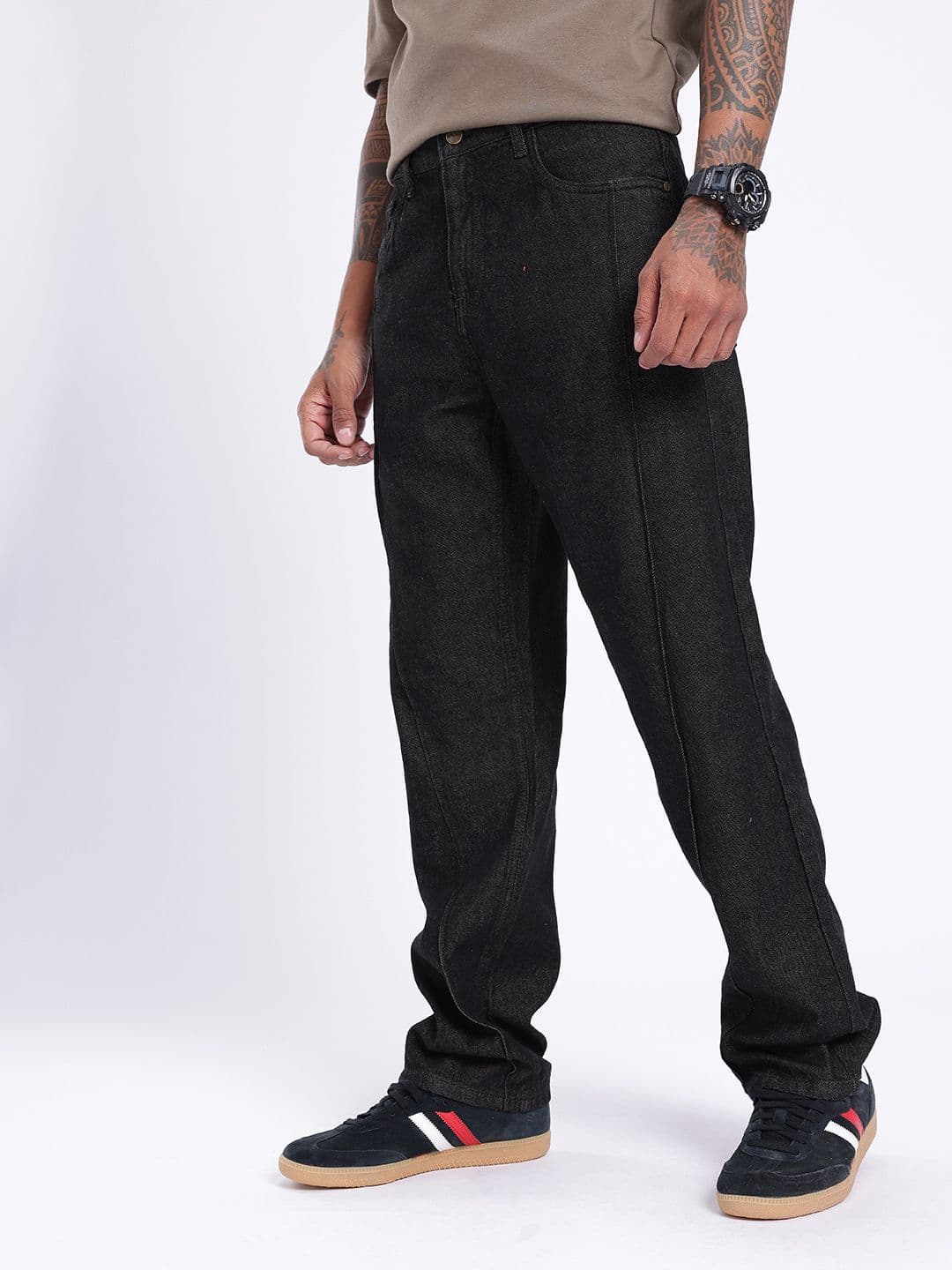 glitchez Men Straight Fit Jeans thumbnail 2