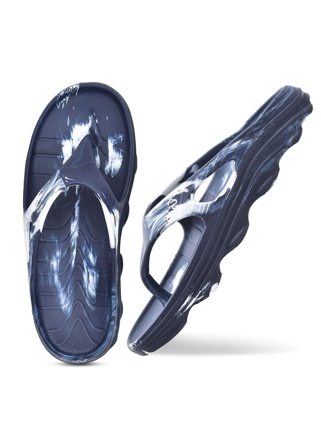 Doubleu Men Printed Thong Flip-Flops - view 1