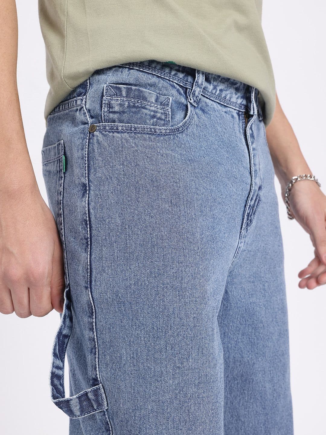 glitchez Men Regular Fit Jeans thumbnail 4