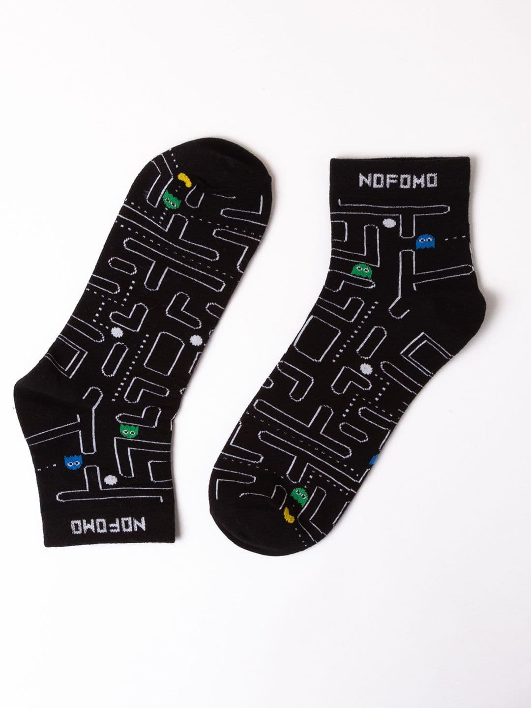 NoFoMo Printed Odour Free Calf-Length Socks - view 1