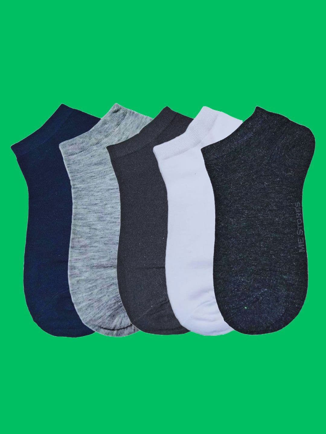 MJE Men Pack Of 5 Anti-Odour Ankle Length Socks - view 1