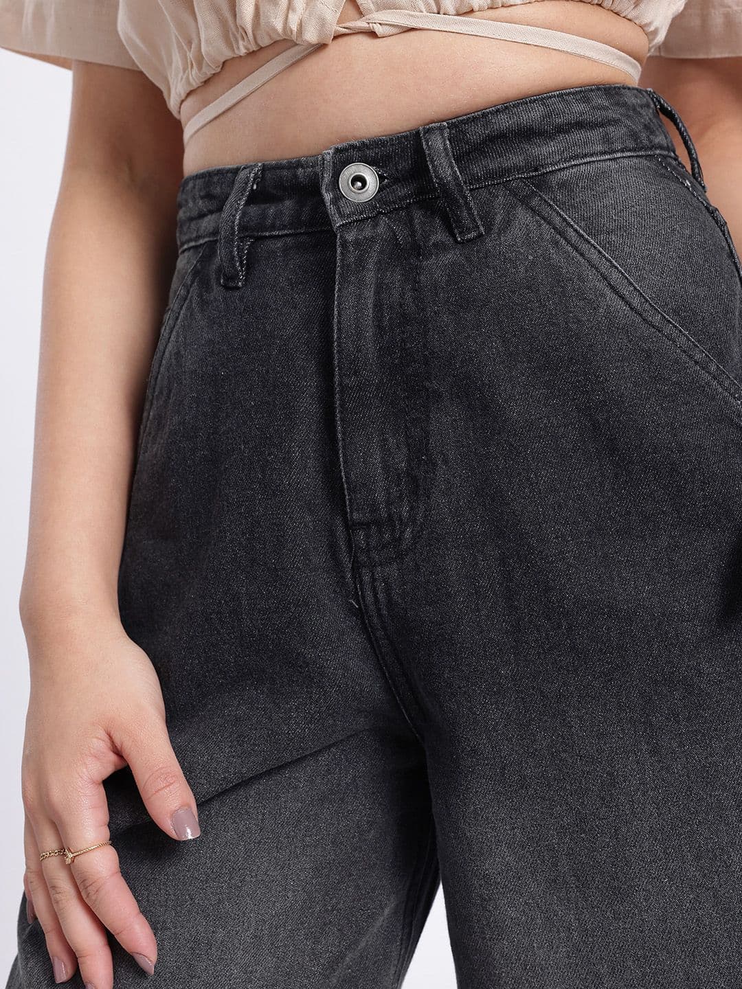 glitchez Women Modern Classics Pure Cotton Baggy Jeans thumbnail 3