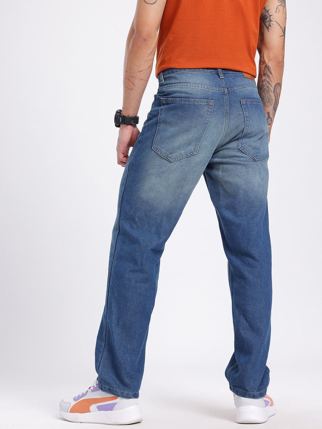 glitchez Men Urban Edge Straight Fit Jeans thumbnail 5