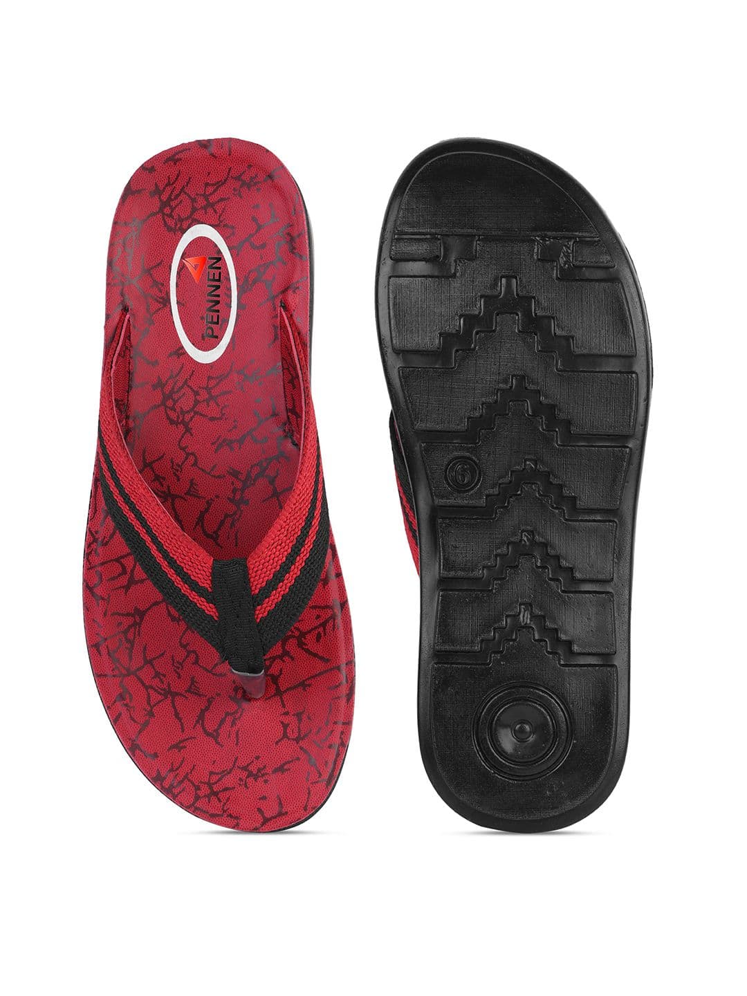 PENNEN Men Printed Synthetic Comfort Sandals thumbnail 2
