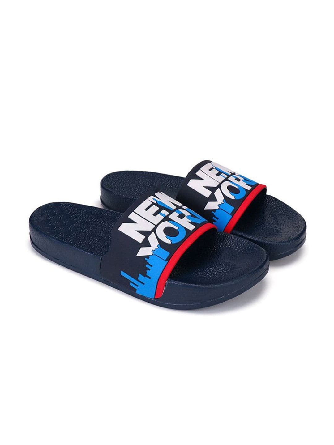 PENNEN Men Self Design Slider Flip Flops - view 1