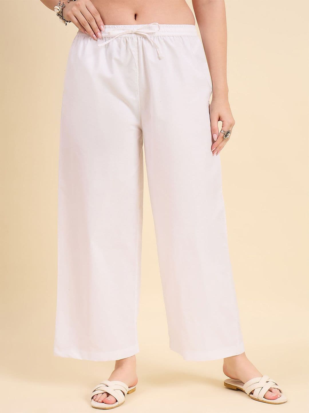 KLOSIA Women Solid Ethnic Palazzos - view 1
