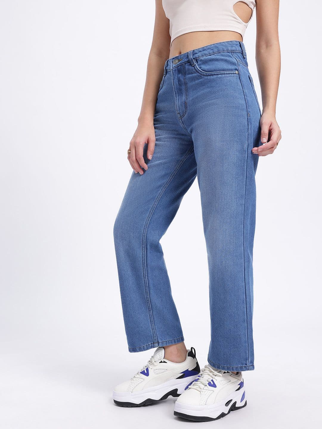 glitchez Straight Fit Jeans thumbnail 4