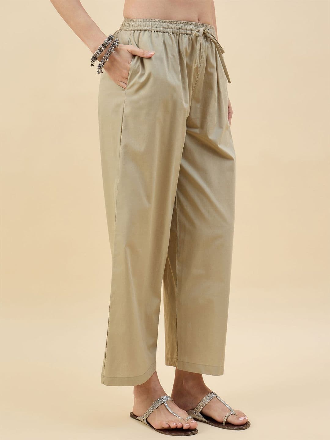 KLOSIA Women Wide Leg Palazzos thumbnail 5