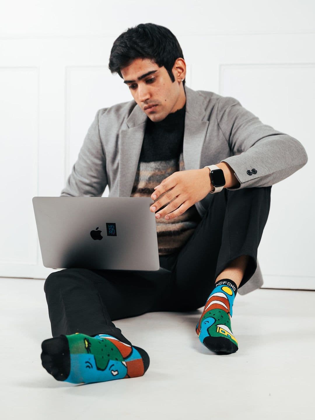 NoFoMo Printed Odour Free Above Ankle-Length Socks thumbnail 2