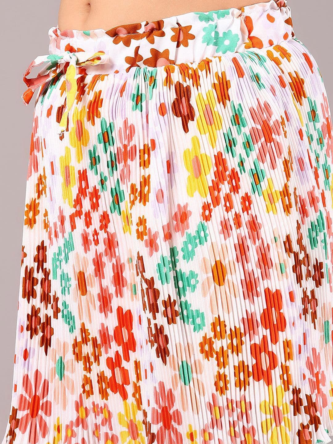 V-Mart Girls Printed A-Line Above Knee Skirt thumbnail 5