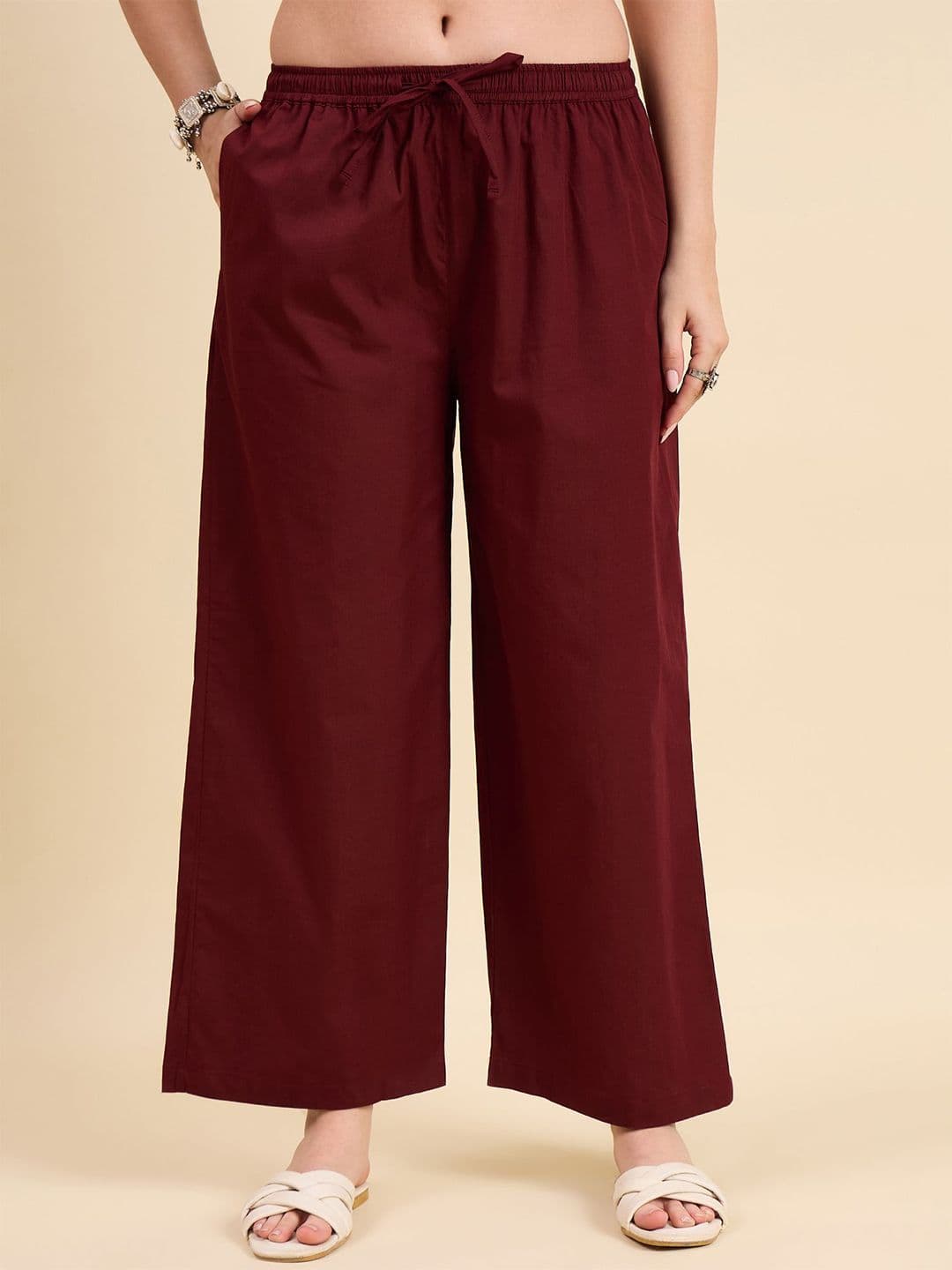 KLOSIA Women Cotton Printed Palazzos - view 1