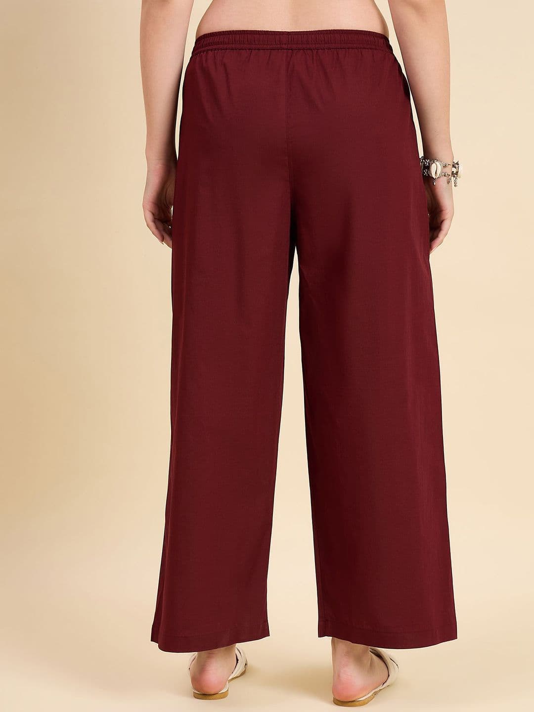 KLOSIA Women Cotton Printed Palazzos thumbnail 6
