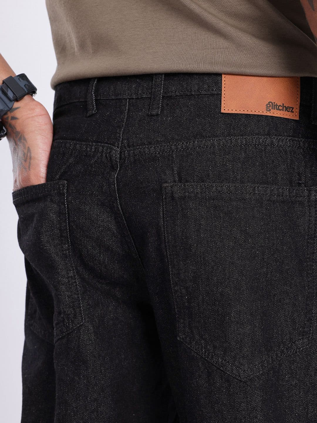 glitchez Men Straight Fit Jeans thumbnail 5