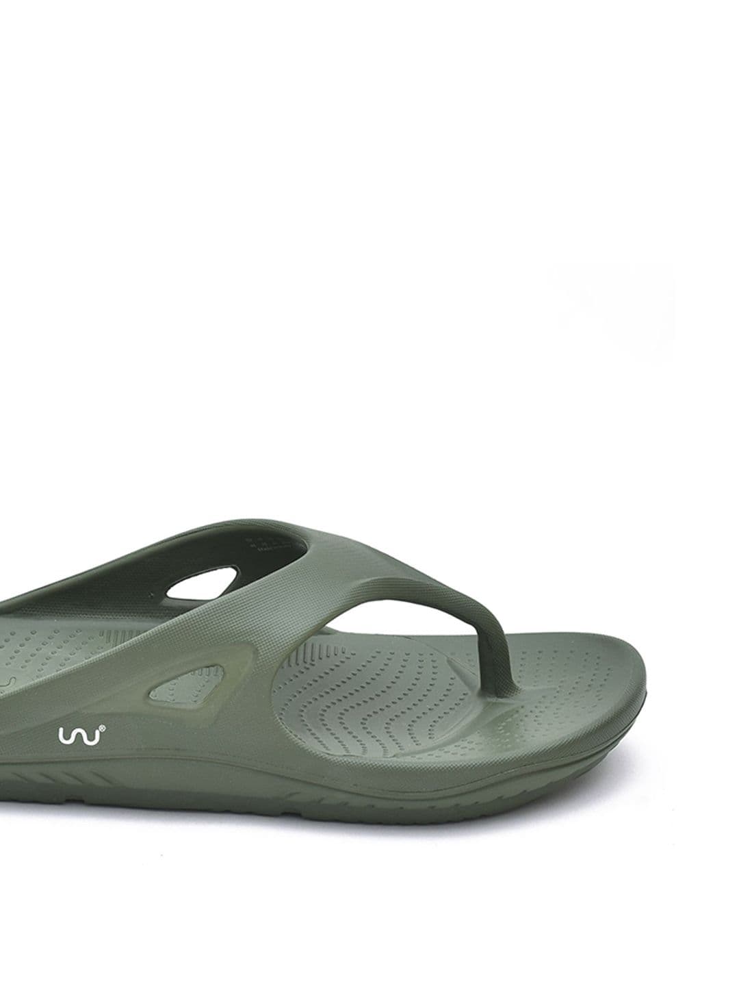 Doubleu Men Solid Thong Flip-Flops thumbnail 4
