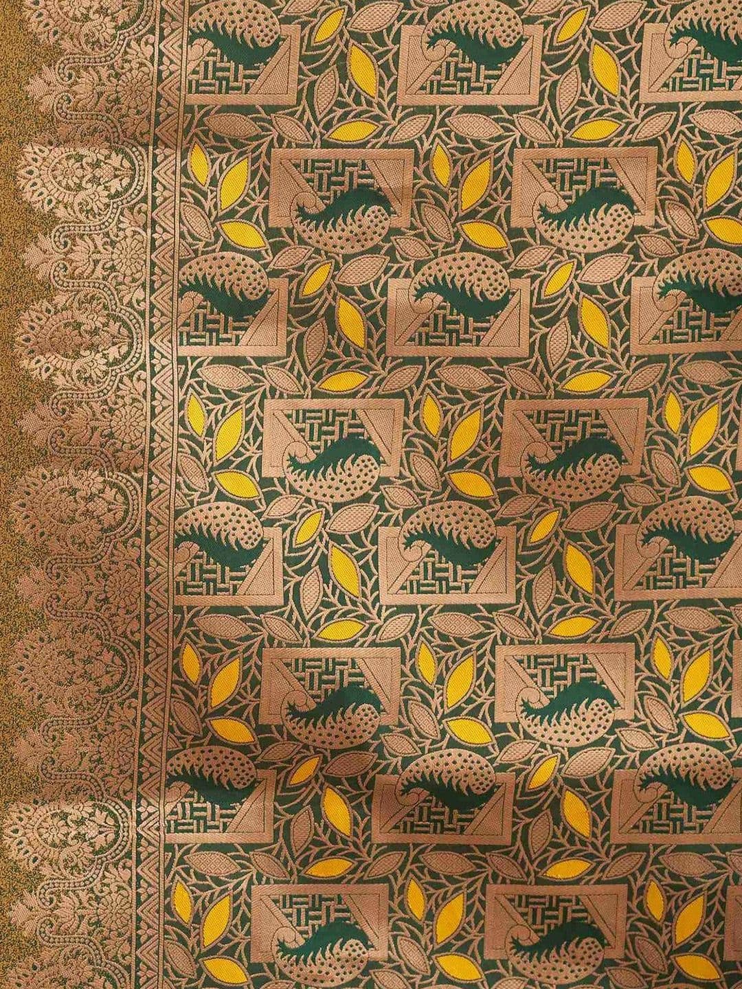 KALINI Floral Zari Art Silk Banarasi Saree thumbnail 5