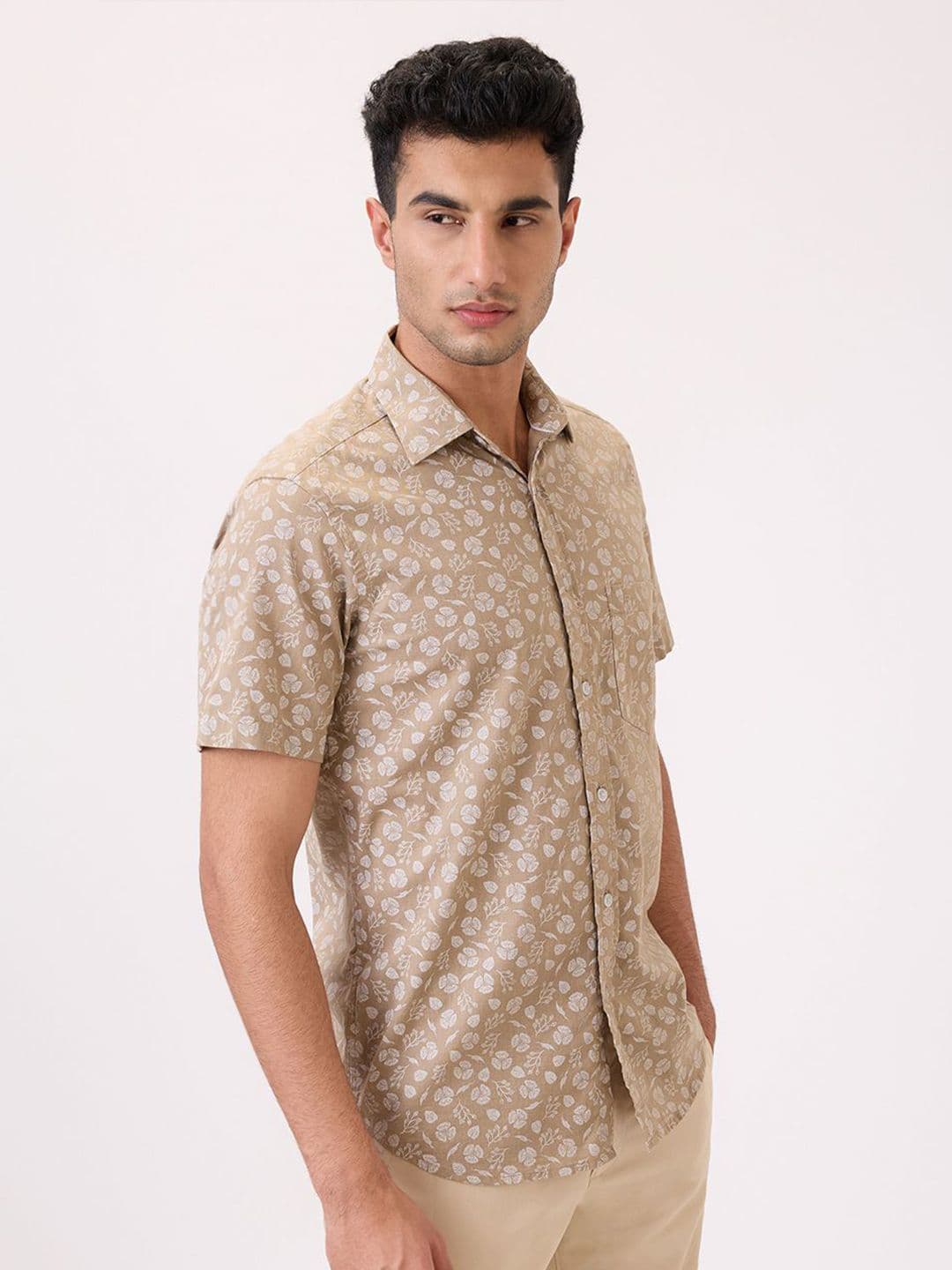 ColorPlus Men Floral Printed Casual Shirt thumbnail 6