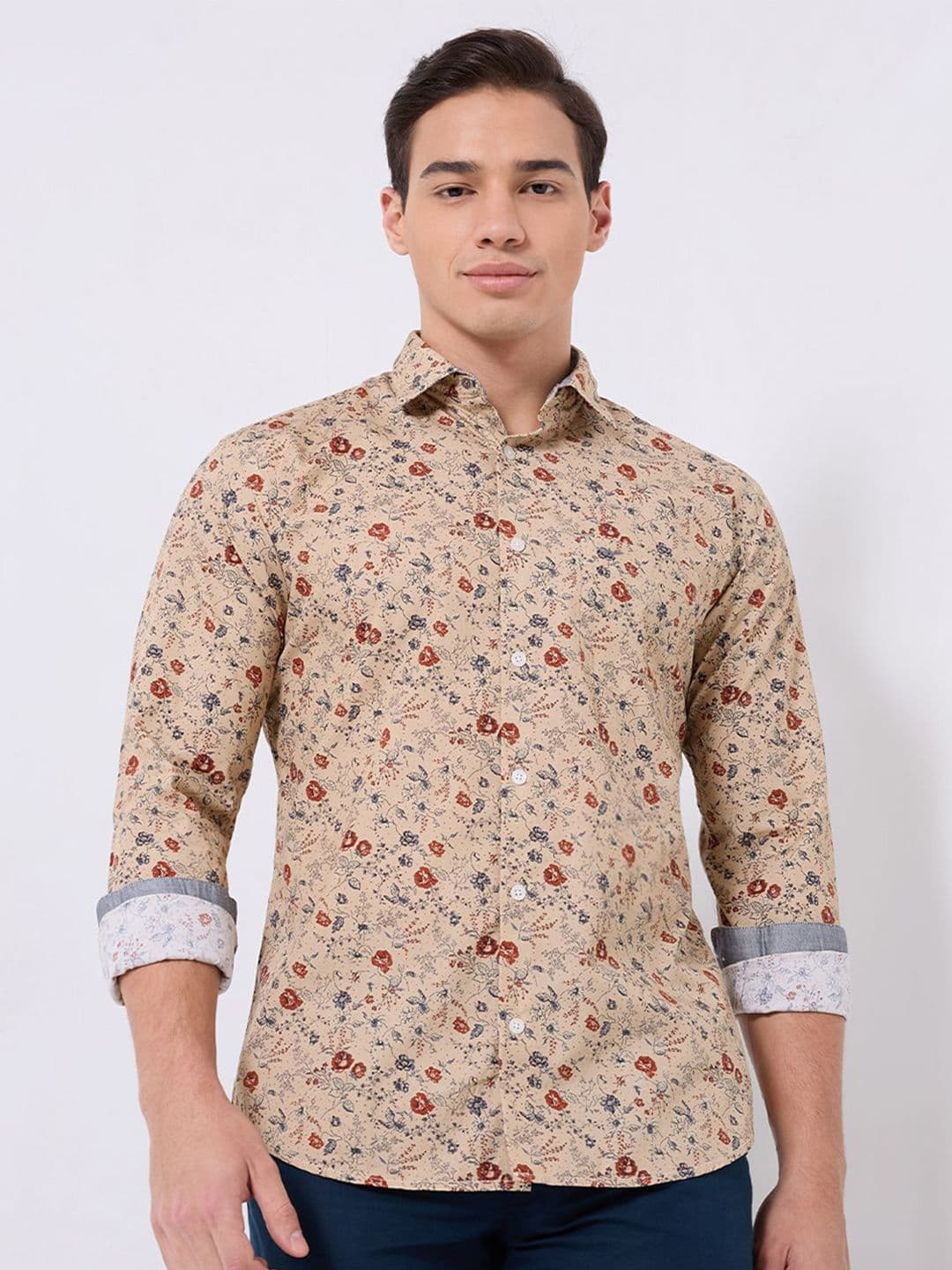 Park Avenue Men Slim Fit Floral Printed Casual Shirt - view 1