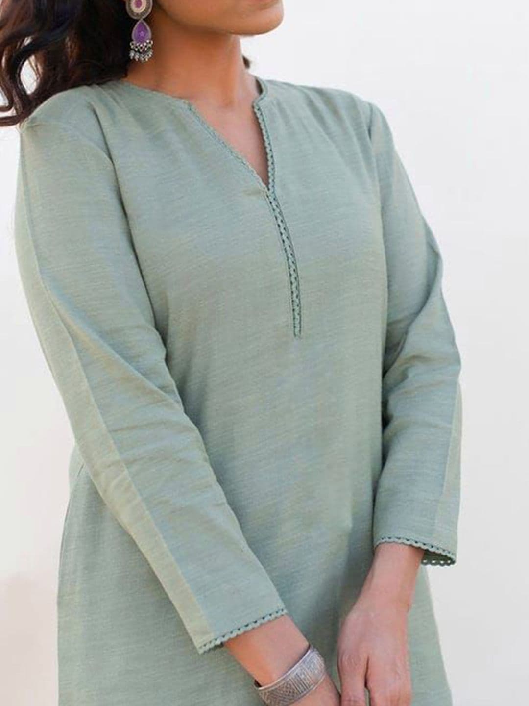 Piyuti Women Solid Kurta with Pyjama & Dupatta thumbnail 6