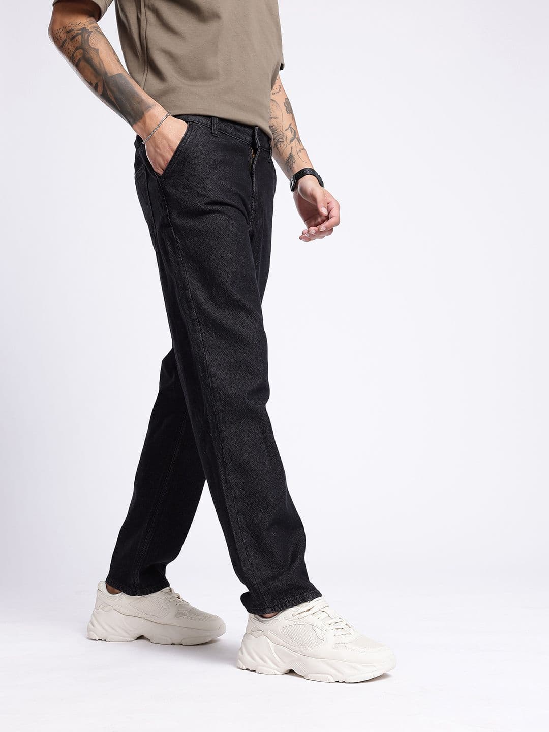 glitchez Men Straight Fit Jeans thumbnail 2