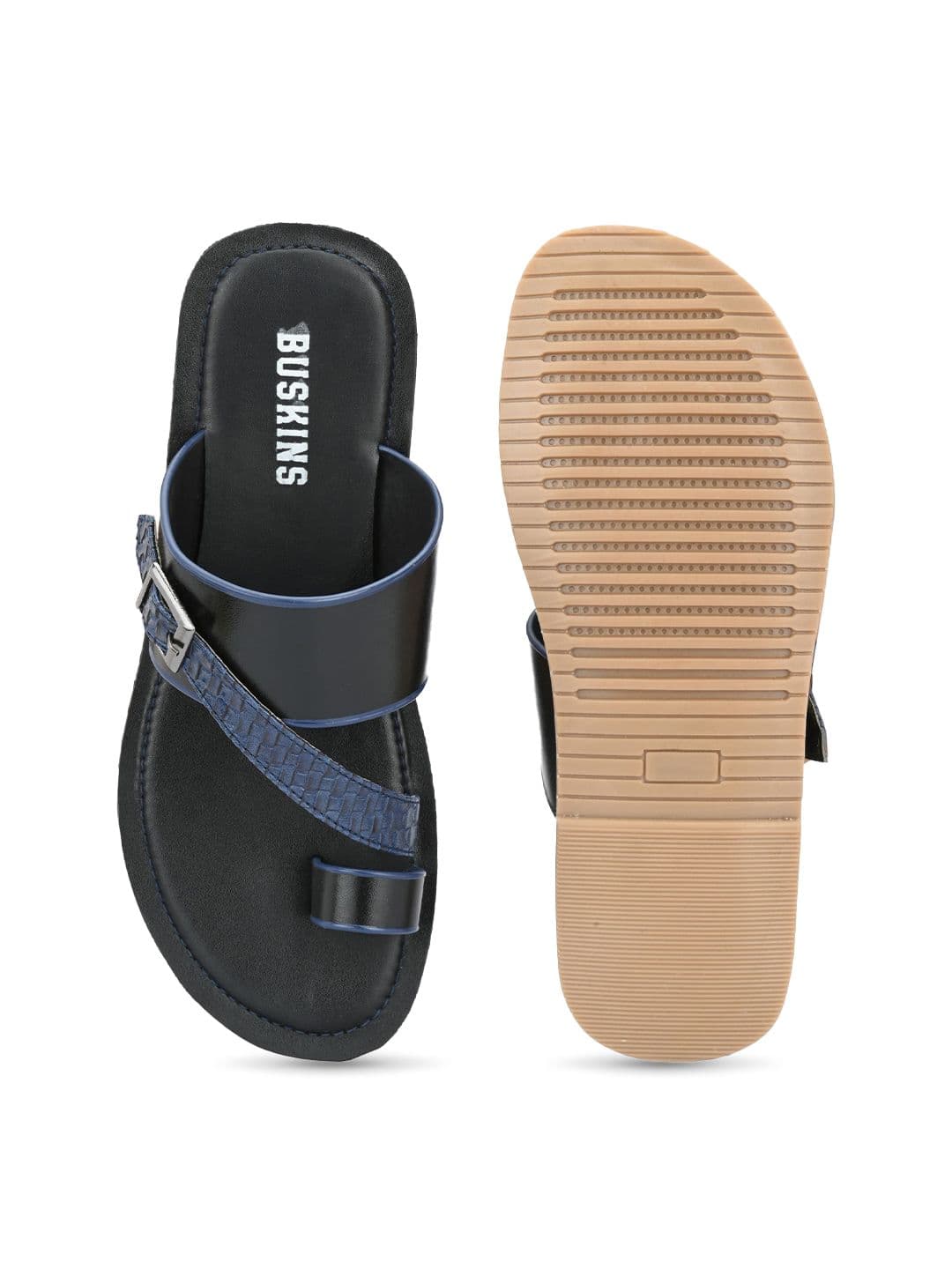 BUSKINS Men Textured Comfort Sandals thumbnail 4