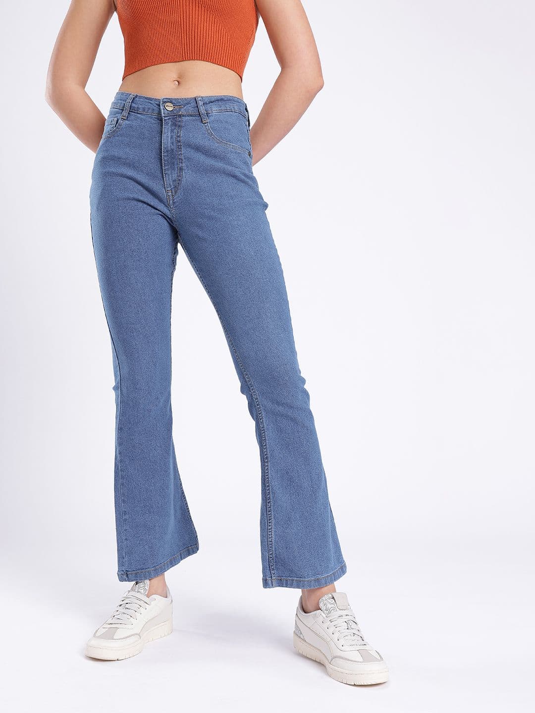 glitchez Women Modern Cool Bootcut Fit Jeans thumbnail 6