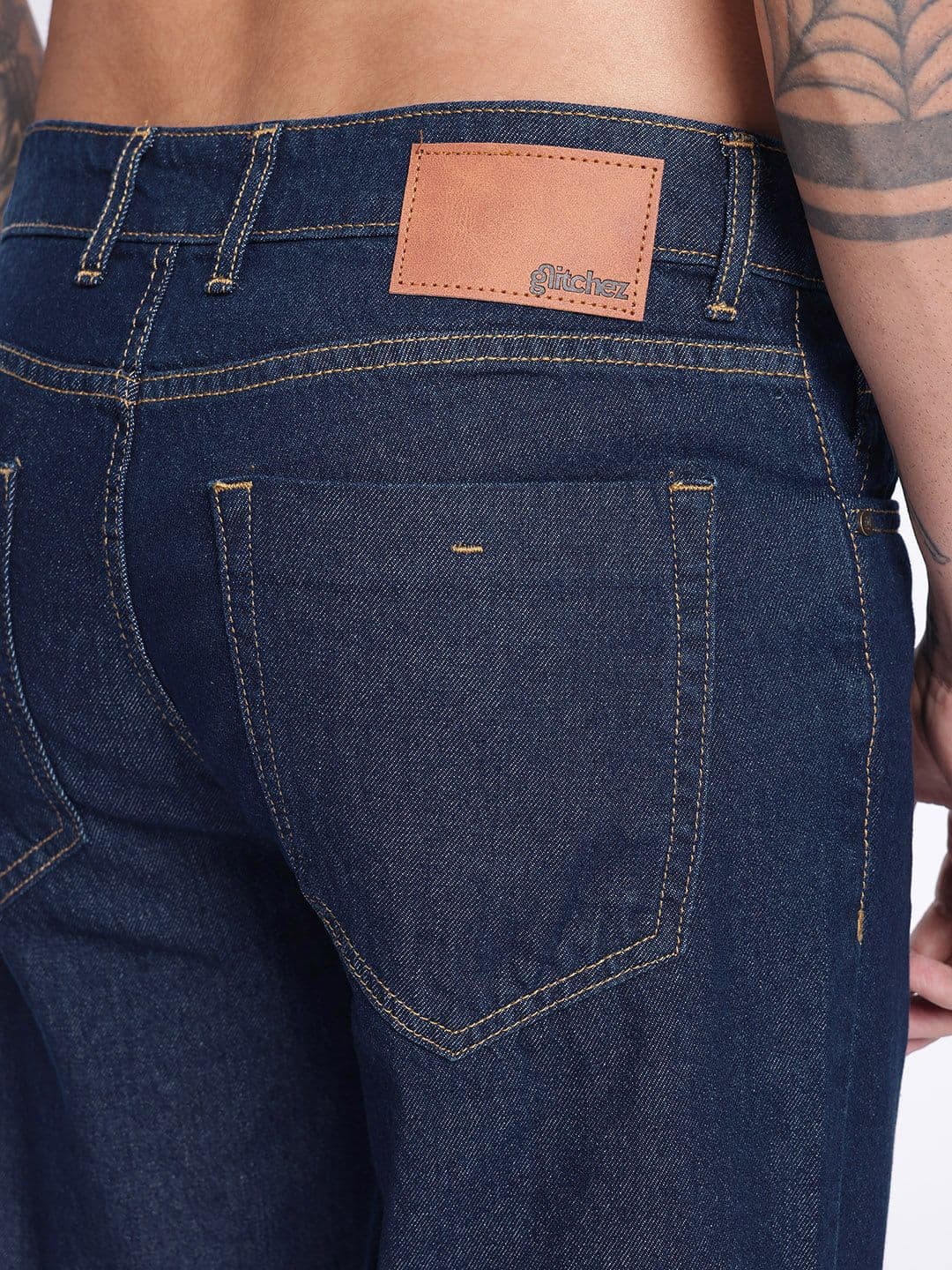 glitchez Men Regular Fit Jeans thumbnail 3