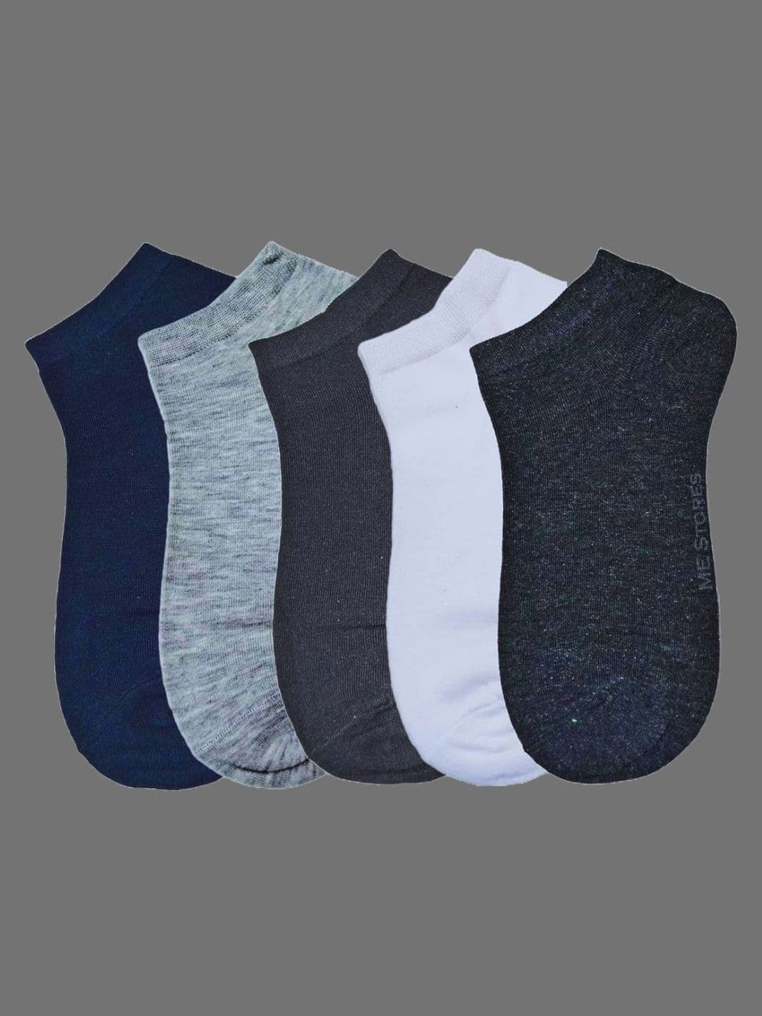 MJE Men Pack Of 5 Anti-Odour Ankle-Length Socks - view 1