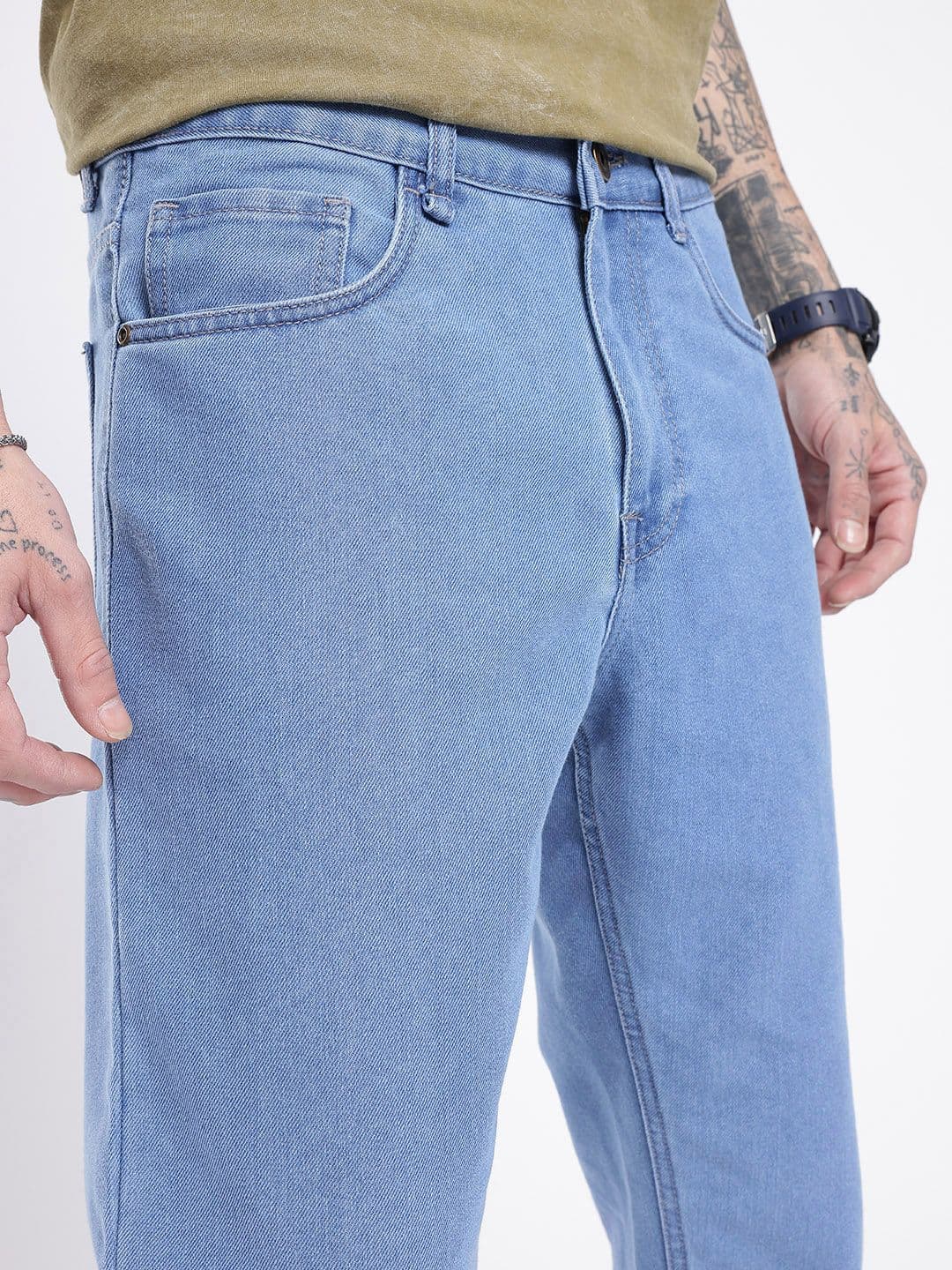 glitchez Men Slouchy Fit Jeans thumbnail 4