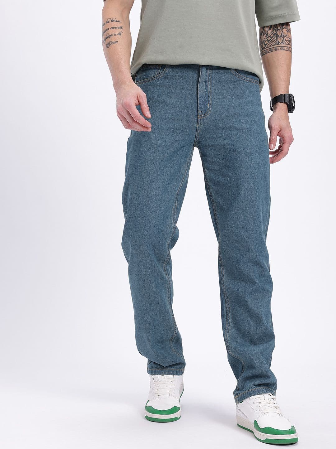 glitchez Men Regular Fit Jeans thumbnail 2