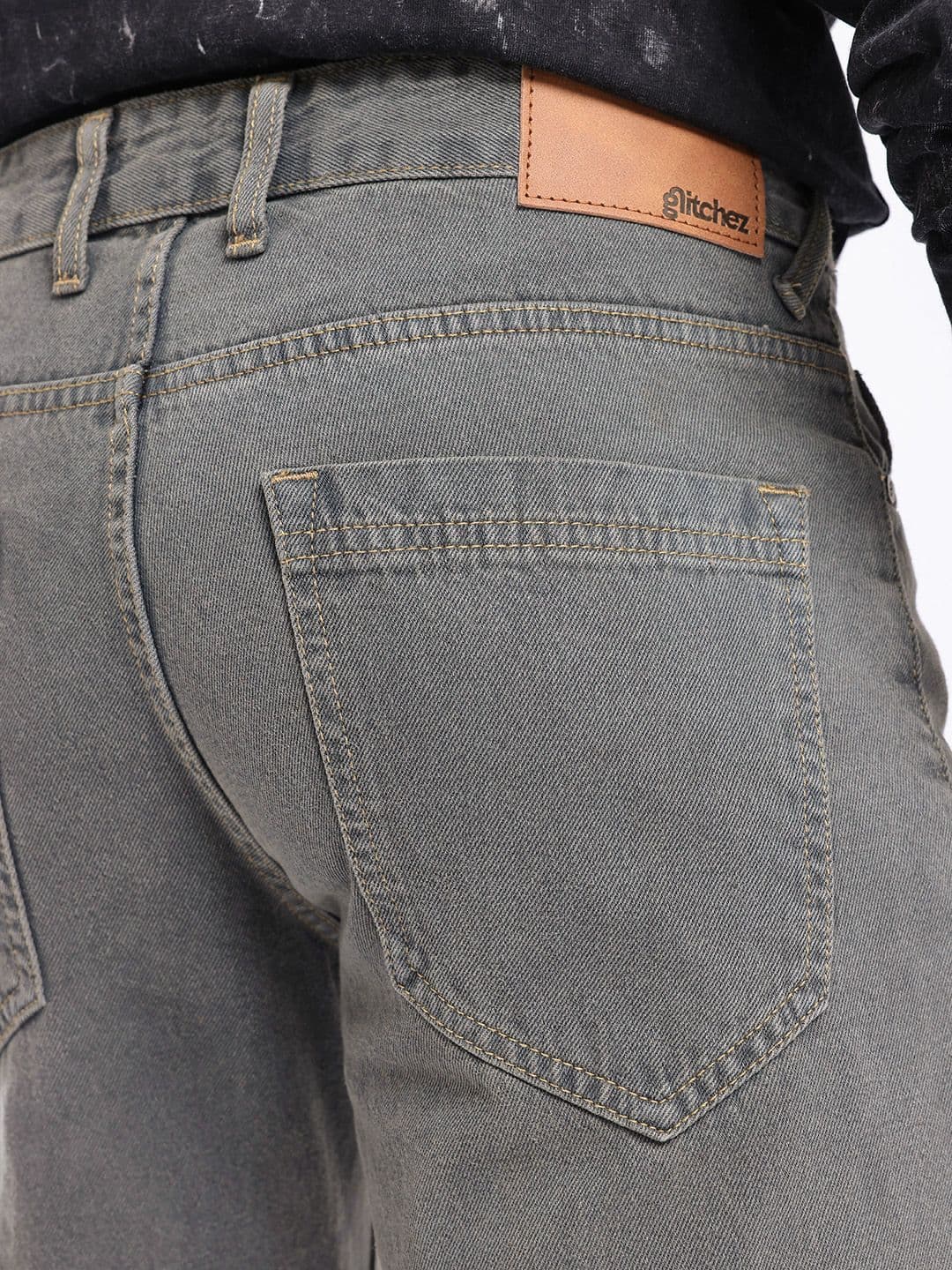glitchez Men Regular Fit Jeans thumbnail 6