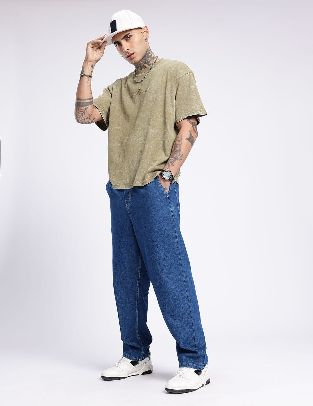glitchez Men Elasticated Skater Jeans thumbnail 3