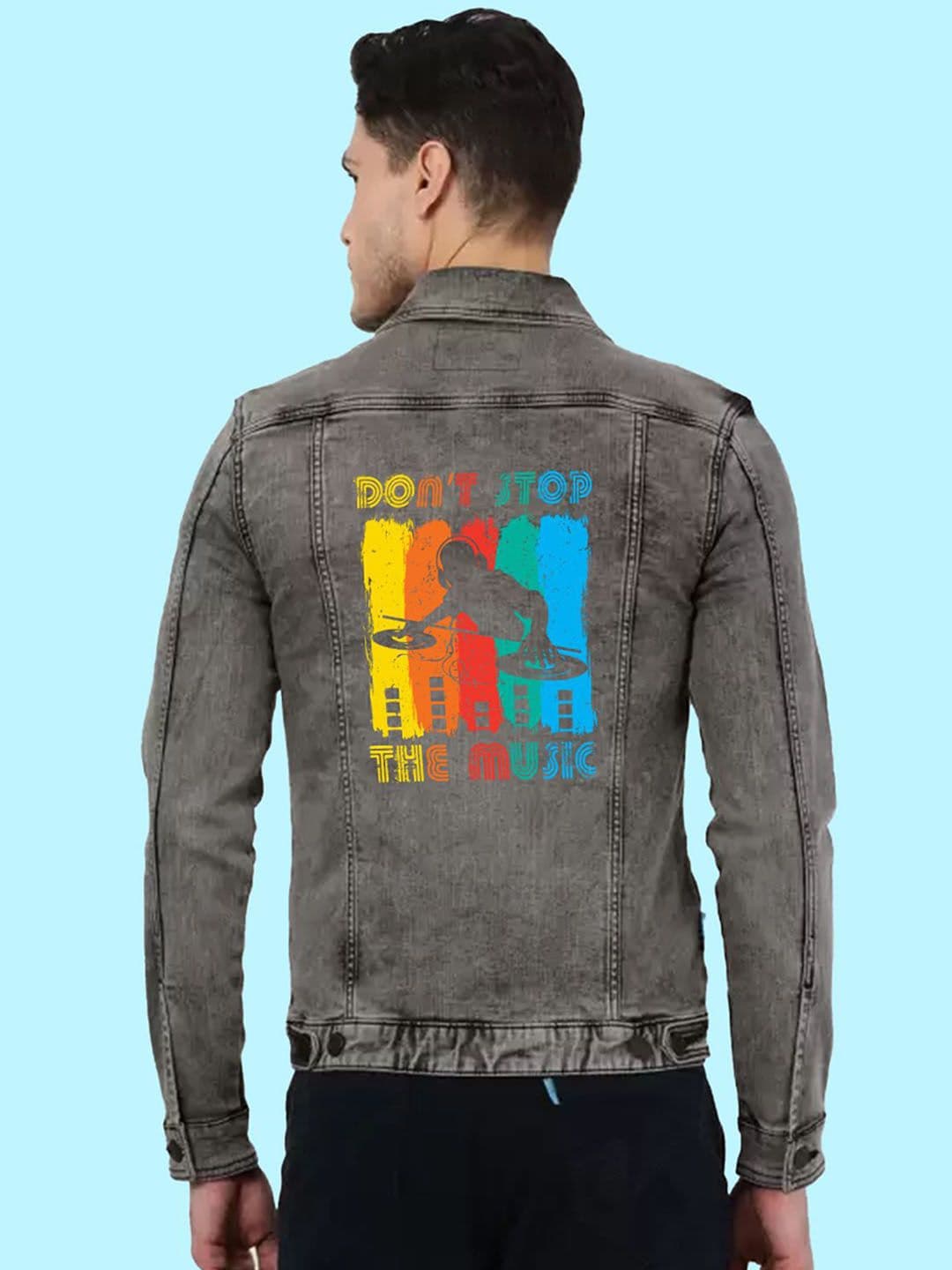 KLIZEN Spread Collar Denim Jacket thumbnail 4