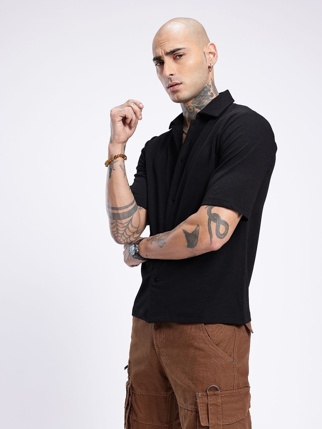 glitchez Classic Relaxed Fit Shirt thumbnail 5