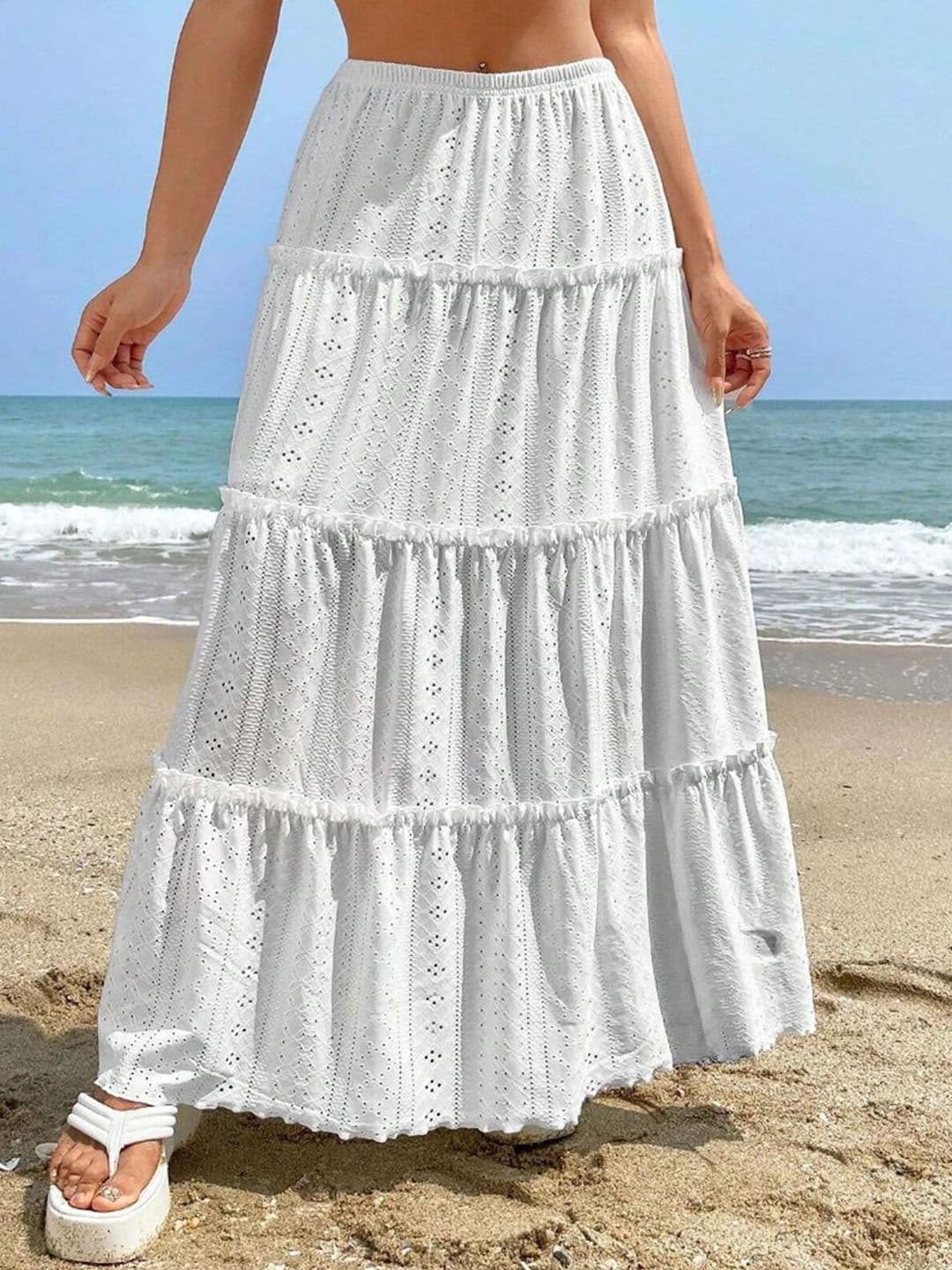 Routes by All About You Self Design Gathered A-Line Maxi Skirt - view 1