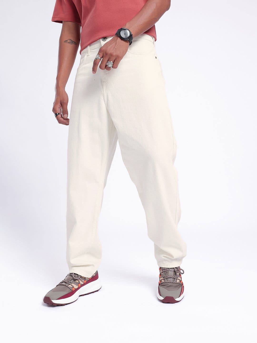 glitchez Men Skater Fit Jeans - view 1