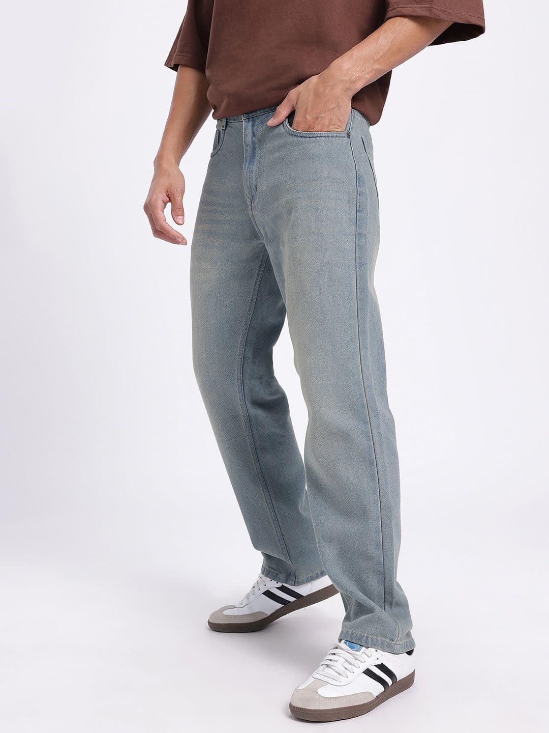 glitchez Men Straight Fit Jeans thumbnail 5
