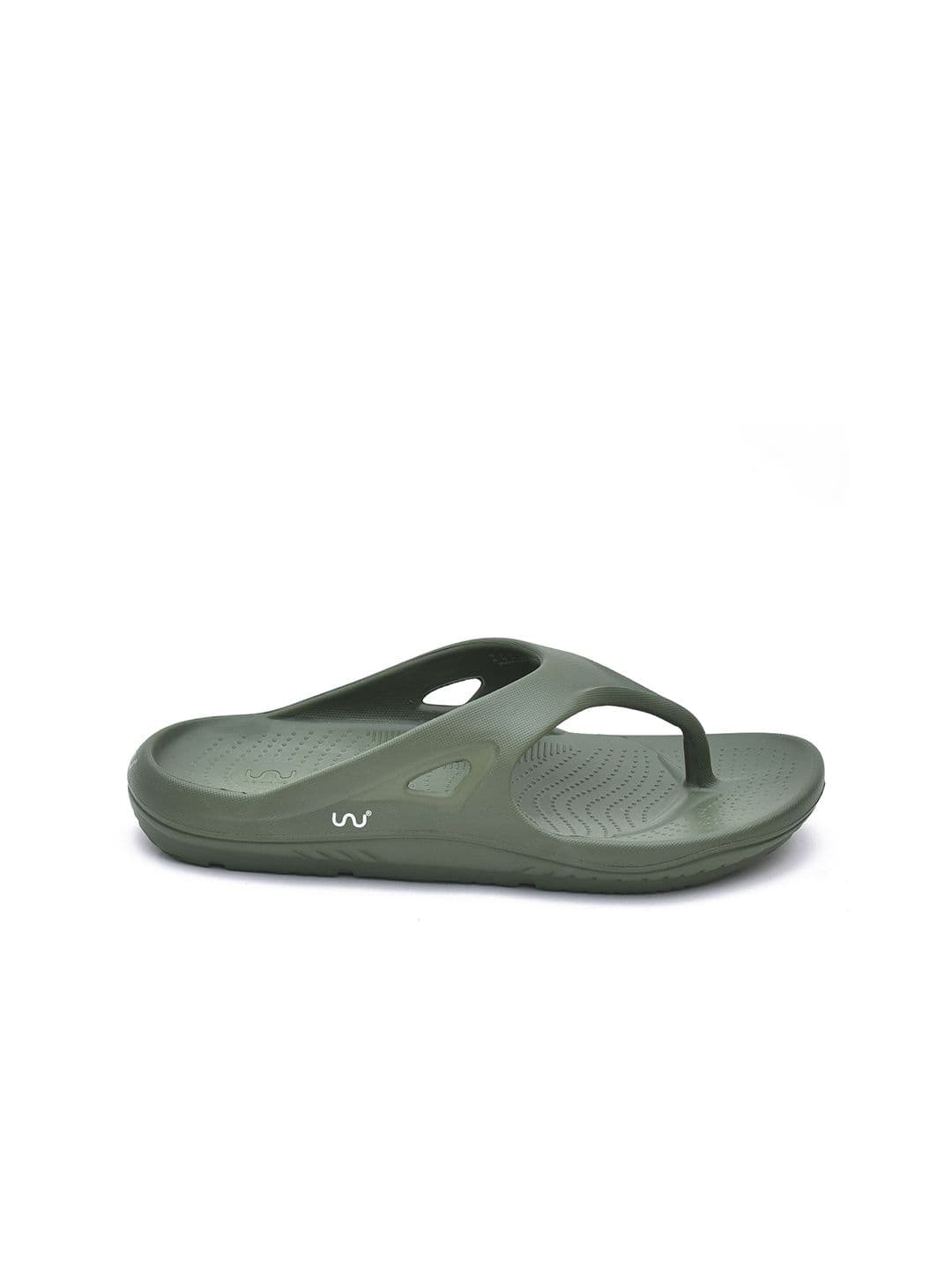 Doubleu Men Solid Thong Flip-Flops thumbnail 6