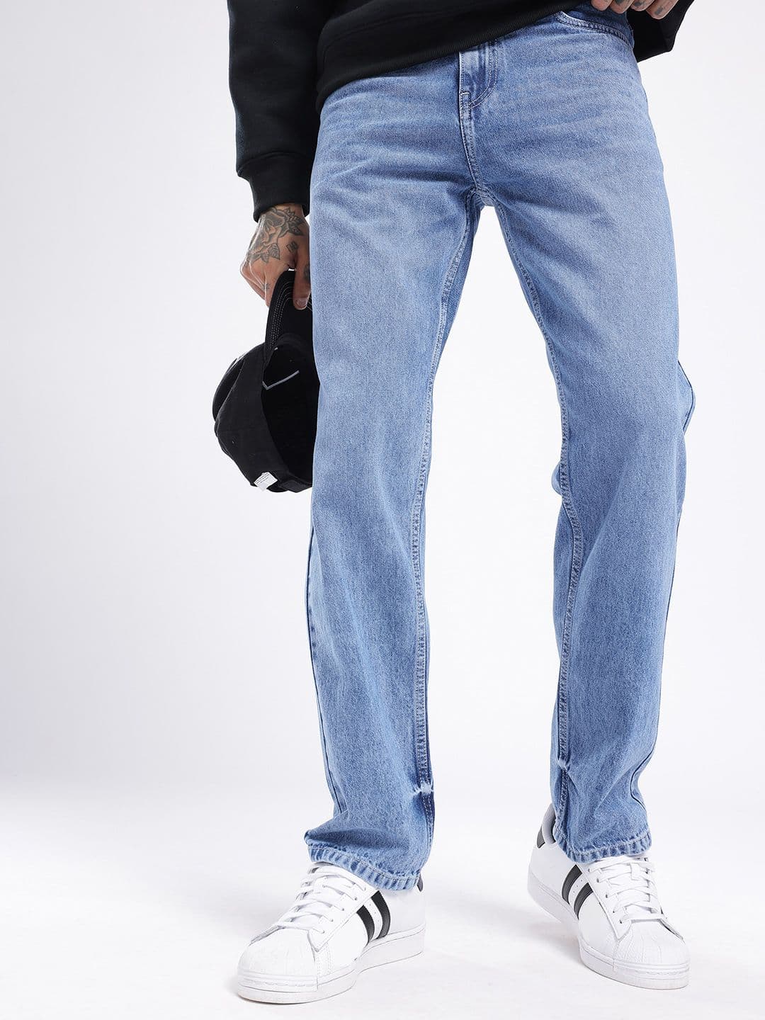 glitchez Men Straight Fit Light Fade Jeans - view 1