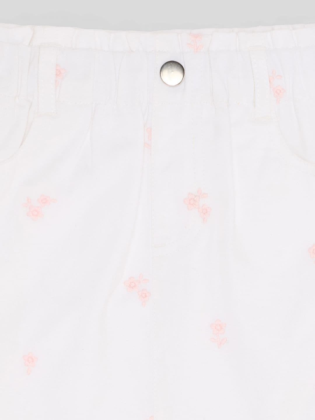Pantaloons Junior Girls Printed Pure Cotton A-Line Mini Skirt thumbnail 4