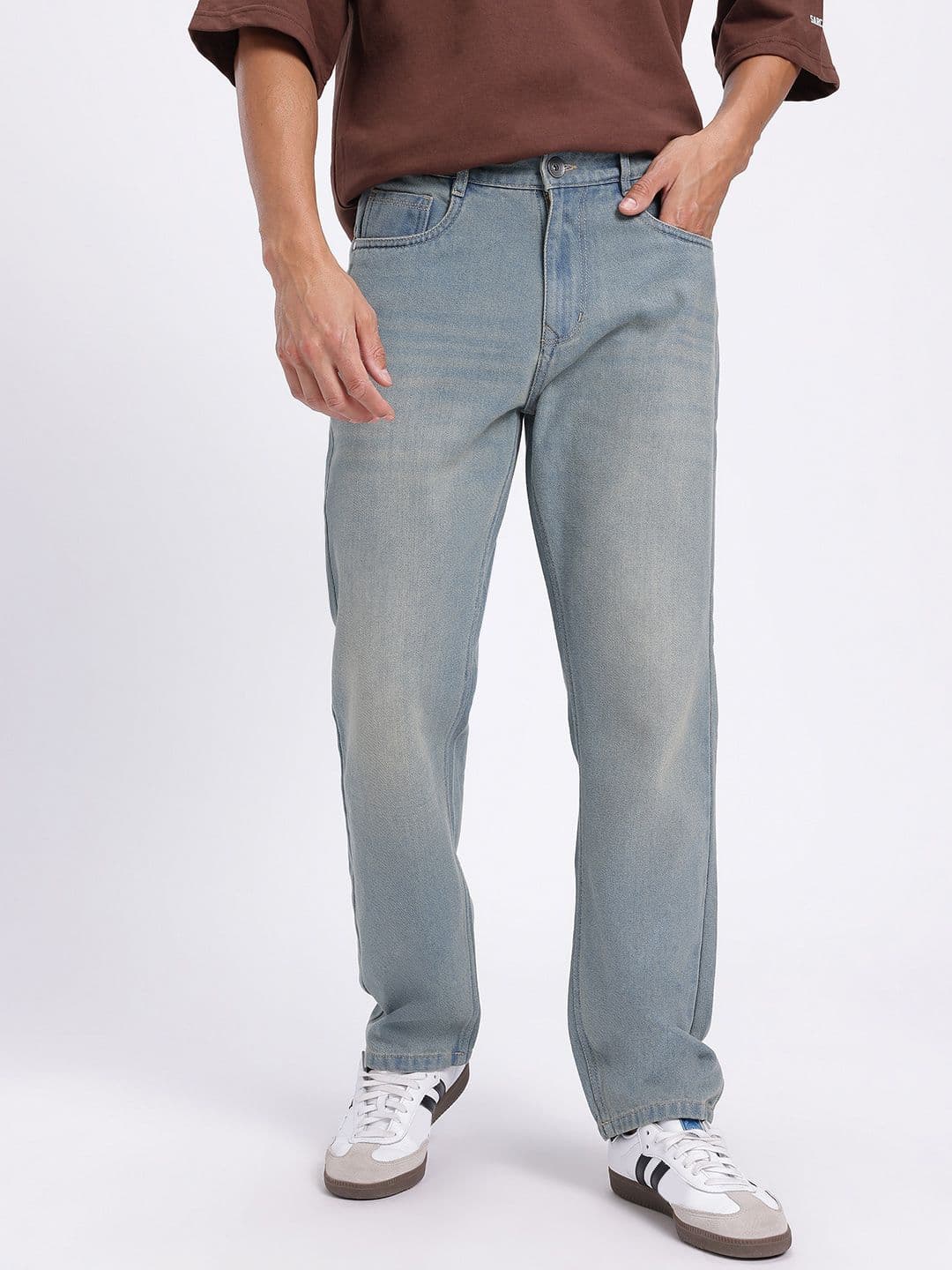 glitchez Men Straight Fit Jeans thumbnail 2