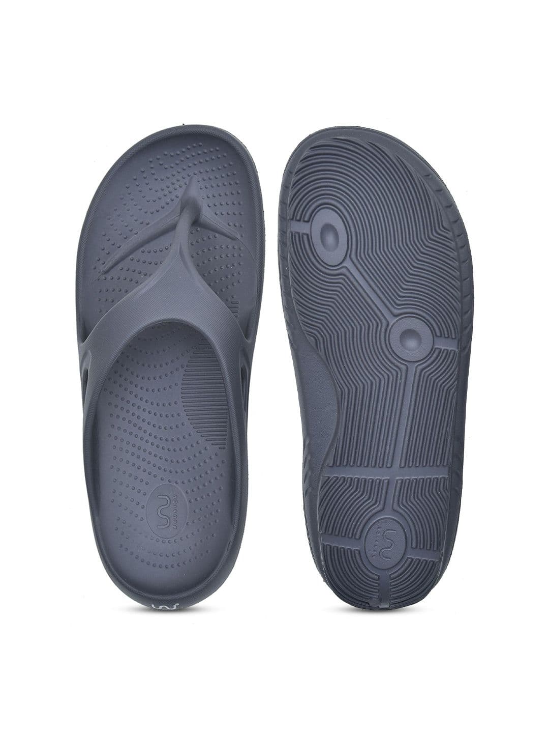 Doubleu Men Solid Thong Flip-Flops thumbnail 2