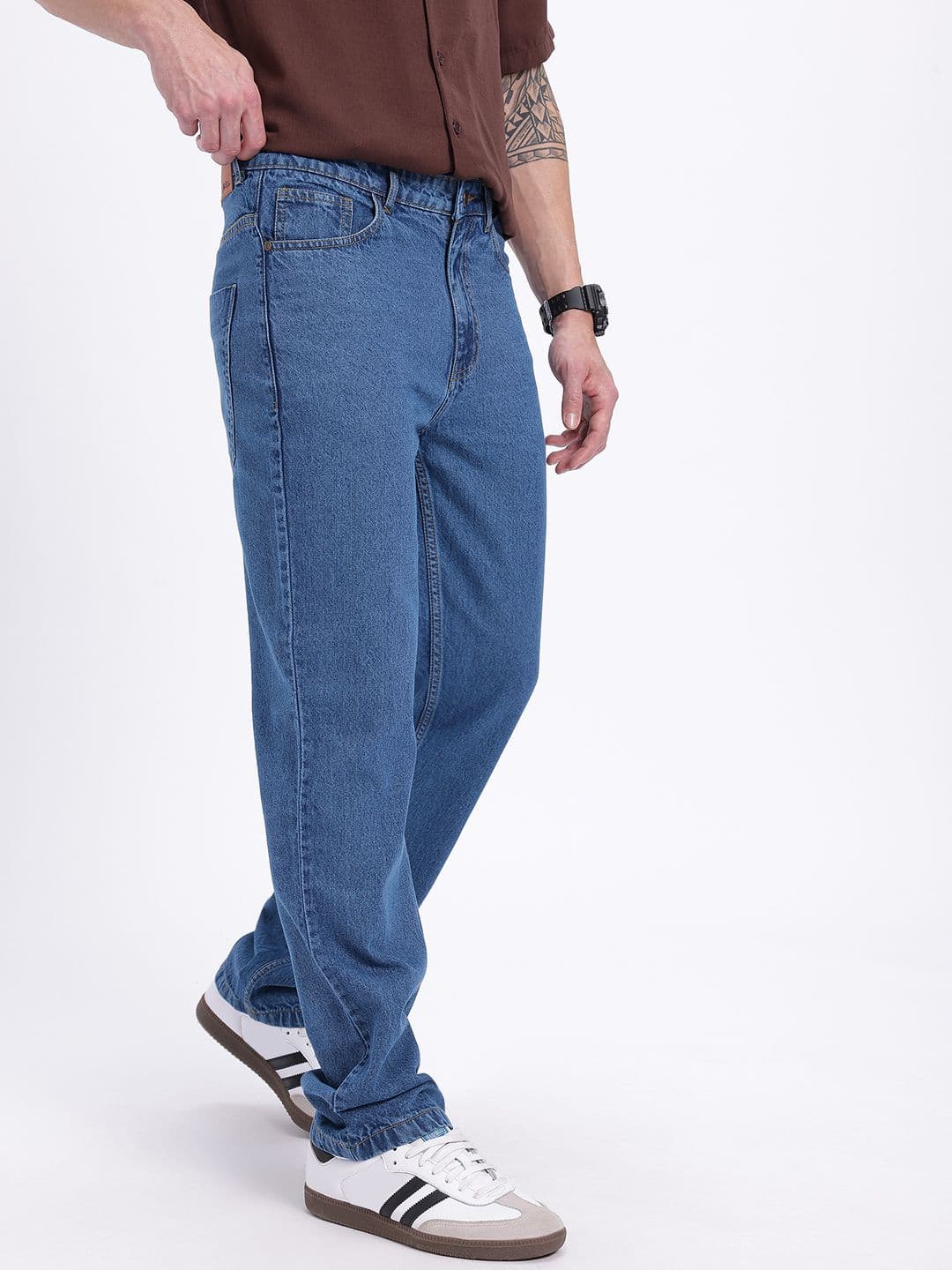 glitchez Men Regular Fit Jeans thumbnail 2