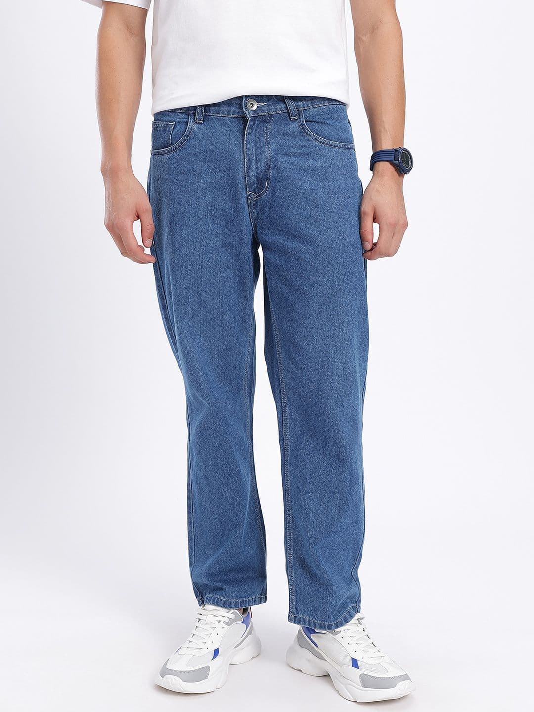 glitchez Men Elevated Essentials Straight Fit jeans thumbnail 3
