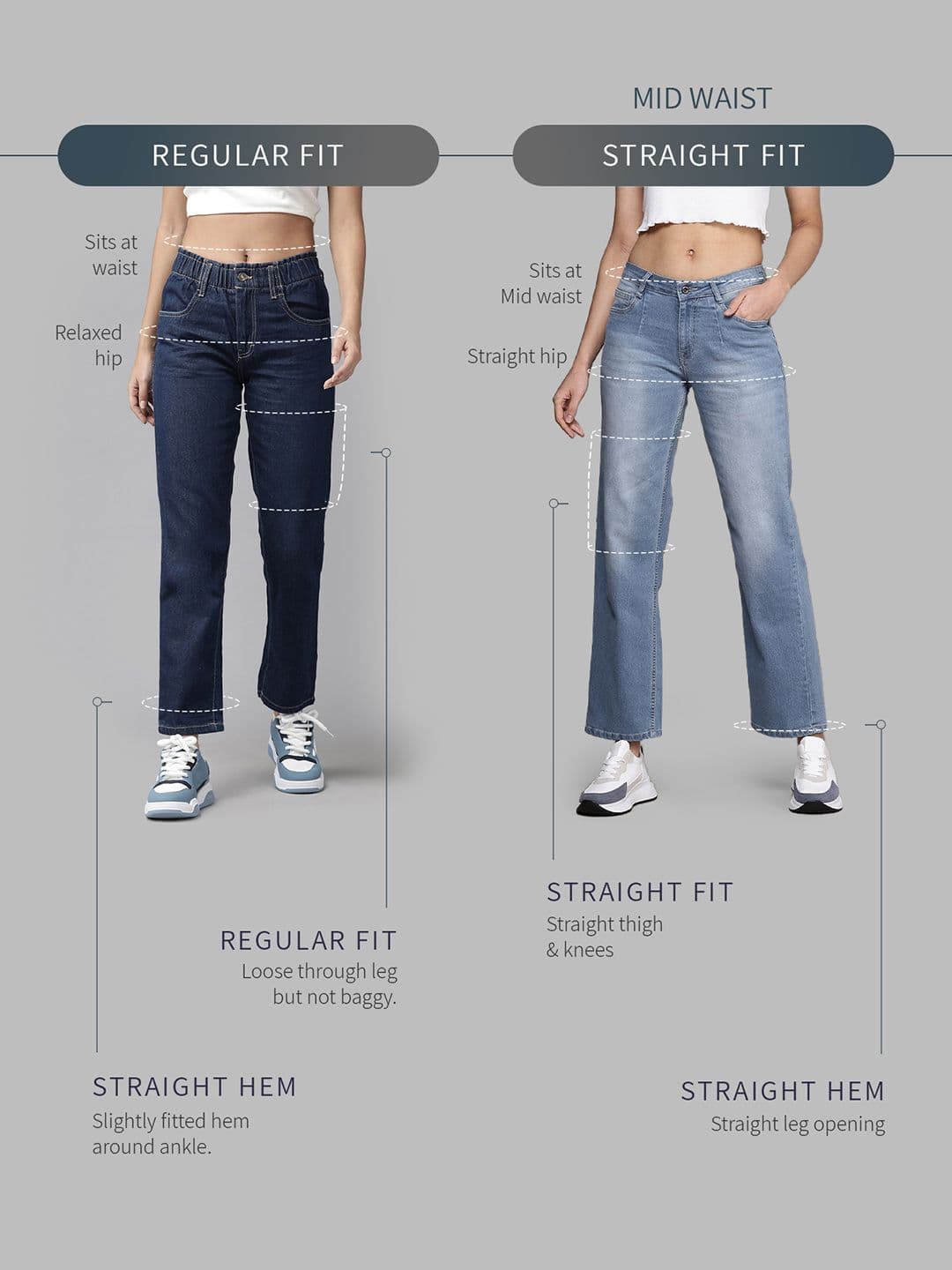 glitchez Women Straight Drip Cotton Jeans thumbnail 7