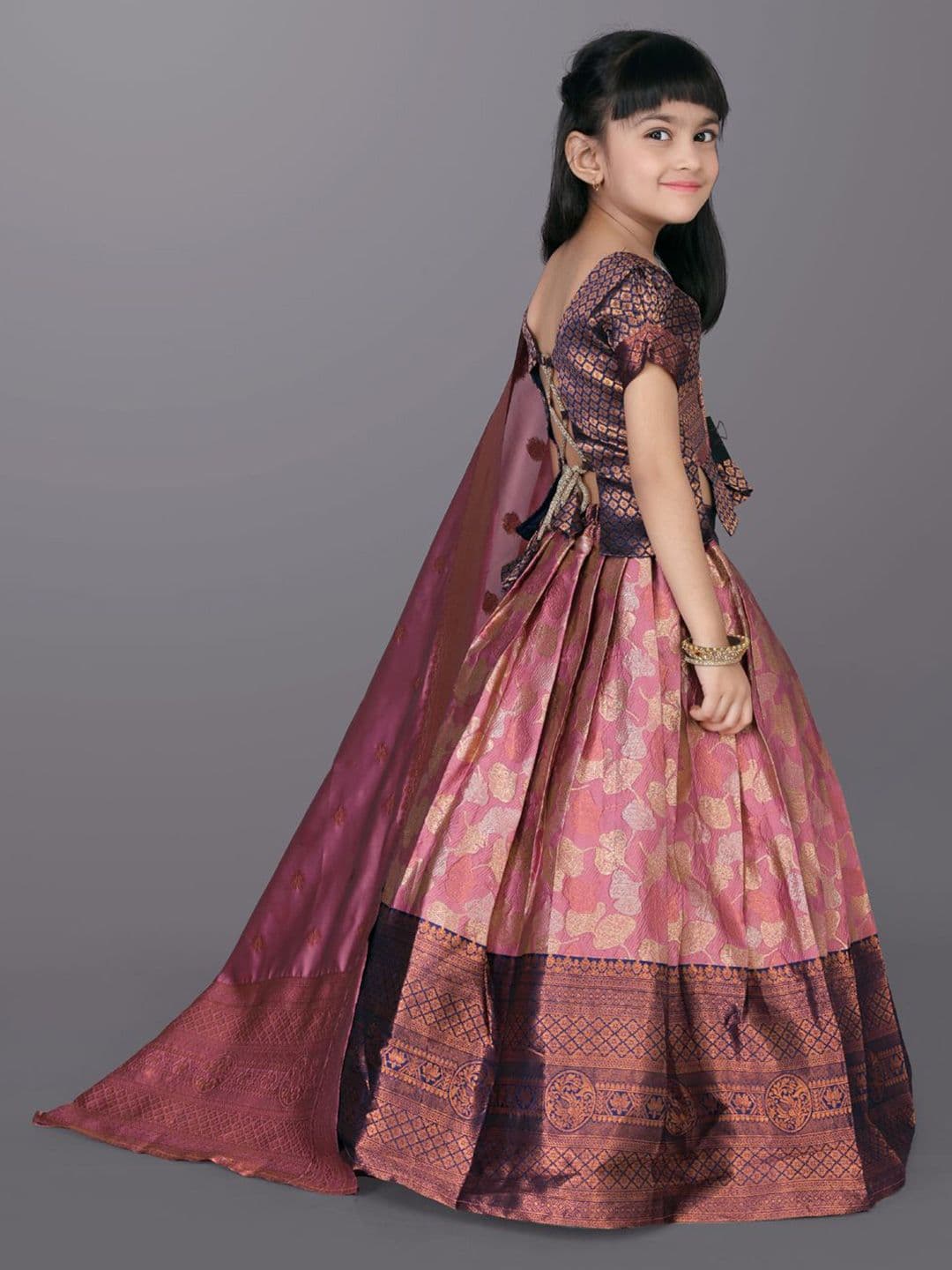 satyamfab Girls Ready to Wear Lehenga With Blouse And Dupatta thumbnail 5